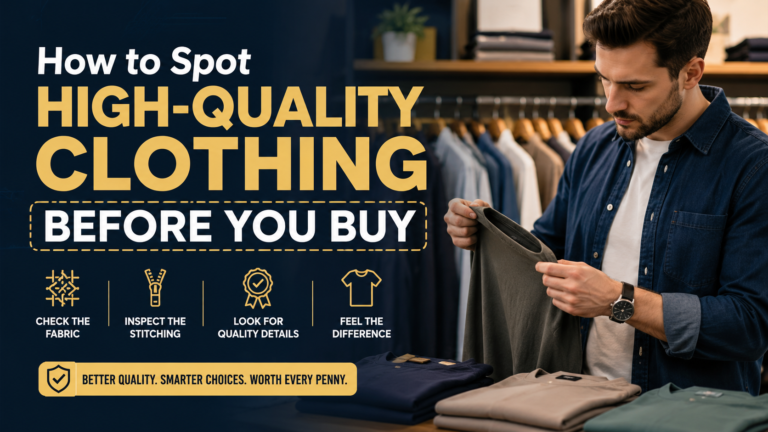 How to Spot High-Quality Clothing Before You Buy