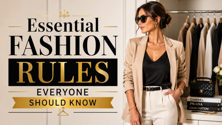 Essential Fashion Rules Everyone Should Know